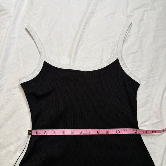 Cotton On Fit & Flare Skater Mini Dress – Black & White, Size S - Picture 4 of 7